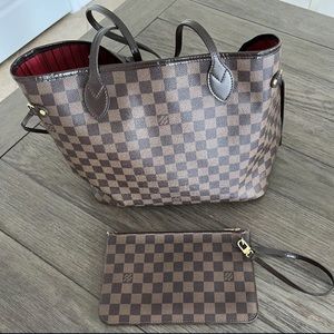 Louis Vuitton never full slightly used
